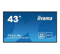 iiyama ProLite LH4341UHS-B2 - Classe de diagonale 43" (42.5" visualisable) écran LCD rétro-éclairé par LED - signalisation numérique - 4K UHD (2160p) 3840 x 2160 - noir, brillant Noir, Brillant G