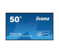 iiyama Écran 50 pouces LH5041UHS-B2AG 4K UHD 3840×2160 VA 500 cd/m² 5000:1 9,5 ms Paysage/Portrait