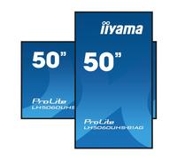 iiyama ProLite LH5060UHS-B1AG Écran 4K de 50'' avec Android 11 et connectivité étendue, parfait pour l'affichage dynamique en continu dans les