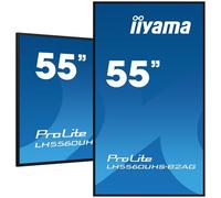 iiyama Écran 55 pouces LH5560UHS-B2AG UHD VA 500cd/m2 Haze25% Paysage/Portrait Support mural inclus