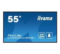 iiyama ProLite LH5565UHSB-B1 55" Classe (54.6" visualisable) écran LCD rétro-éclairé par LED - 4K - pour signalisation numérique