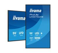 iiyama Écran LCD rétro-éclairé LED ProLite LH5575UHS-B2AG 55" – 4K UHD – Android – SDM Slot – 24/7