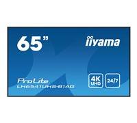 iiyama ProLite LH6541UHS-B1AG - Classe de diagonale 65" (64.5" visualisable) écran LCD rétro-éclairé par LED - signalisation numérique - 4K UHD (2160p) 3840 x 2160 - Collerette noire avec finition bri