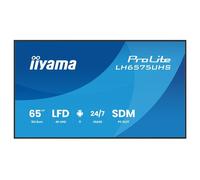 iiyama ProLite LH6575UHS-B2AG - 65" écran LCD rétro-éclairé par LED - signalisation numérique - avec lecteur multimédia intégré, SDM Slot PC - 4K UHD (2160p) 3840 x 2160 - noir (cadre), finition matte