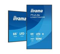 iiyama ProLite LH6575UHS-B2AG Écran d'affichage dynamique professionnel de 65" avec résolution 4K UHD, Android 11, fonctionnement 24/7 & slot SDM.