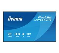 iiyama ProLite LH7564UHS-B1AG Écran d'affichage numérique 4K UHD 75 pouces avec options avancées de contrôle et de connectivité