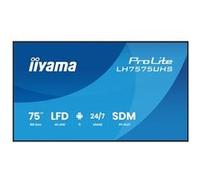 iiyama Écran d'affichage ProLite LH7575UHS-B2AG 75 pouces 4K 24/7 Android basculement signal
