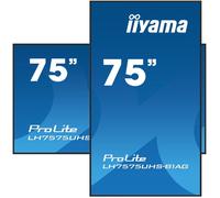 iiyama ProLite LH7575UHS-B2AG - Écran professionnel 75" 4K UHD 500 cd/m² 24/7 Android