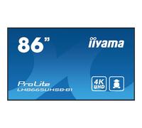 iiyama ProLite LH8665UHSB-B1 - Classe de diagonale 86" écran LCD rétro-éclairé par LED - signalisation numérique - Android - 4K UHD (2160p) 3840 x 2160 - noir