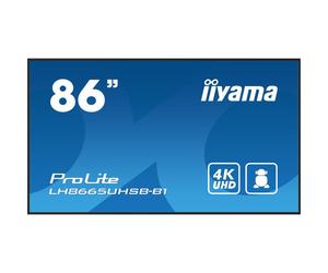 iiyama ProLite LH8665UHSB-B1 Transformez votre espace avec un affichage dynamique 24/7.