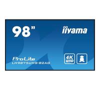 Iiyama Prolite Lh9875uhS-B2ag, 247,7cm (98''), 4k, Usb, Rs232, Ethernet, Kit (rs232), Schwarz Tft Monitor, 16:9, Bildschirmdiagonale: 247,7 Cm (98'')