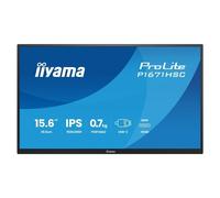 iiyama ProLite P1671HSC-B1 - Écran LED - 15.6" - cadre ouvert - 1920 x 1080 Full HD (1080p) @ 60 Hz - IPS - 250 cd/m² - 1000:1 - 3 ms - Mini HDMI, USB-C - noir, mat