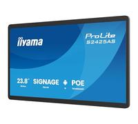 iiyama Prolite S2425AS-B1P Écran d'affichage numérique IPS LED Full HD USB-C Audio Out USB2.0/3.2 RJ45 Android 14 OS iiSignage² WiFi Bluetooth PoE 24/7 3H Anti-reflet Noir