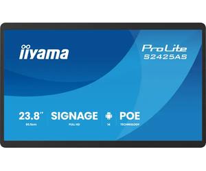 iiyama ProLite S2425AS-B1P Écran plat de signalisation numérique 60,5 cm (23.8") LCD Wifi 500 cd/m²