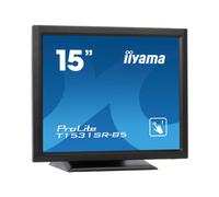 iiyama ProLite T1531SR-B5 écran plat de PC 38,1 cm (15 ) 1024 x 768 pixels XGA LED Écran tactile Noir