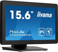 iiyama ProLite T1633MSC-B1 écran plat de PC 39,6 cm (15.6") 1920 x 1080 pixels Full HD LCD Écran tactile Noir