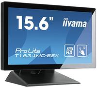 iiyama Prolite T1634MC-B8X Moniteur à écran Tactile 39,6 cm (15.6") 1920 x 1080 Pixels Plusieurs Pressions Multi-utilisateur Noir