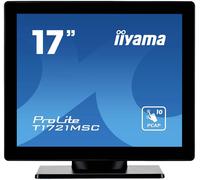 IIYAMA ProLite T1721MSC-B2 Moniteur tactile CEE: E (A - G) 43.2 cm (17 pouces) 1280 x 1024 pixels 5:4 5 ms VGA, HDMI™, Audio-Line-out, USB IPS LED