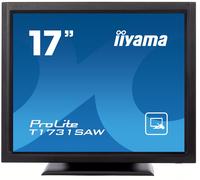 iiyama ProLite T1731SAW-B1 43,2 cm (17") 1280 x 1024 pixels LED Écran tactile Dessus de table Noir