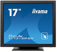 iiyama Prolite T1731SR-B5 - LED Monitor - 17' - Touchscreen - 1280 x 1024 - TN - 250 CD/m² - 1000:1-5 ms - HDMI, VGA, DisplayPort - Speakers - Matte Black