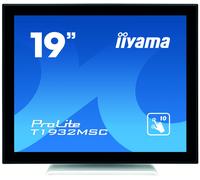 iiyama ProLite T1932MSC-W5AG écran plat de PC 48,3 cm (19 ) 1280 x 1024 pixels LED Écran tactile Multi-utilisateur Noir, Blanc