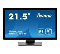 iiyama Moniteur ProLite T2238MSC B1 – tactile Full HD 1920×1080 IPS HDMI/DP haut-parleurs noir mat