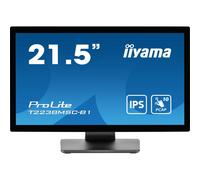 iiyama Moniteur ProLite T2238MSC B1 – tactile Full HD 1920×1080 IPS HDMI/DP haut-parleurs noir mat