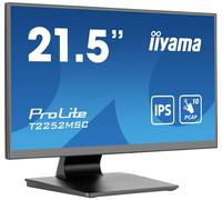 iiyama Prolite T2252MSC-B2 écran PC 54,6 cm (21.5") 1920 x 1080 Pixels Full HD LCD Écran Tactile Noir