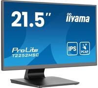 iiyama Prolite T2252MSC-B2AG Écran LED IPS 54,5 cm 21,5" Full HD 10 points Multitouch capacitif HDMI DP USB3.2 7H Revêtement anti-reflet Noir