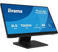 iiyama Prolite T2254MSC-B2AG Écran LED IPS 54,6 cm 21,5" Full HD 10 points Multitouch Optical Bonded Capacitif HDMI DP USB 3.2 Revêtement anti-reflets Réglage de la hauteur 7H MPP2.0 Noir