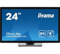 iiyama Écran tactile ProLite T2438MSC B1 23,8" Full HD IPS HDMI/DP Haut-parleurs Noir mat