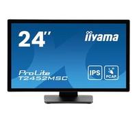 iiyama ProLite T2452MSC-B1AG - Écran LED - 24" (23.8" visualisable) - écran tactile - 1920 x 1080 Full HD (1080p) - IPS - 400 cd/m² - 1000:1 - 14 ms - HDMI, DisplayPort - haut-parleurs - noir mat Noir