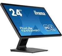 iiyama ProLite T2452MSC-B1AG - Écran LED - 24" (23.8" visualisable) - écran tactile - 1920 x 1080 Full HD (1080p) - IPS - 400 cd/m² - 1000:1 - 14 ms - HDMI, DisplayPort - haut-parleurs - noir mat