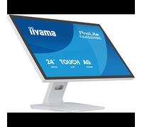 iiyama ProLite T2452MSC-W1AG : Écran tactile LED 23.8" Full HD 1920x1080 IPS, 5ms GTG, 10 points de contact, USB 3.2 Gen 1, HDMI, DisplayPort, Blanc