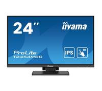 iiyama ProLite T2454MSC-B2AG - Écran LED - 23.8" - écran tactile - 1920 x 1080 Full HD (1080p) @ 75 Hz - IPS - 300 cd/m² - 1000:1 - 4 ms - HDMI, DisplayPort - haut-parleurs - noir mat