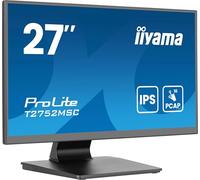 iiyama Prolite T2752MSC-B1AG Écran LED IPS 68,6 cm 27" Full HD 10 Points Multitouch Optical Bonded Capacitif HDMI DP USB3.2 7H Revêtement Anti-reflet Noir