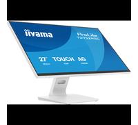 iiyama ProLite T2752MSC-W1AG : Écran LCD tactile 27" Full HD, IPS, 1920x1080, 5ms GTG, 400cd/m², Hub USB 3.2 Gen 1, HDMI, DisplayPort, Blanc