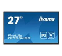 iiyama ProLite T2755MSC-B1 - Écran LED - 27" - écran tactile - 1920 x 1080 Full HD (1080p) @ 60 Hz - IPS - 400 cd/m² - 1000:1 - 5 ms - HDMI, DisplayPort - haut-parleurs - noir, mat Noir, Mat