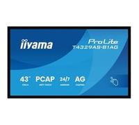 iiyama ProLite T4329AS-B1AG - Classe de diagonale 43" (42.5" visualisable) écran LCD rétro-éclairé par LED - signalisation numérique - avec écran tactile (multi-touches) - 4K UHD (2160p) 3840 x 2160 -