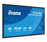 iiyama ProLite T5529AS-B1AG Écran tactile 4K de 55'' alimenté par Android, parfait dans les petites salles !