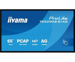 iiyama Prolite T6529AS-B1AG Écran PCCAP interactif 65' Tout-en-Un pour espaces intelligents pour la Collaboration