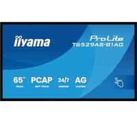 iiyama Prolite T6529AS-B1AG Écran tactile tout-en-un PCAP HDMI USB-C RS-232c RJ45 USB 2.0 Android OS WiFi antireflet tactile 8H 24/7 164 cm 64,5"