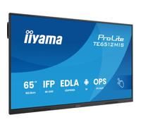 iiyama ProLite TE6512MIS-B4AG Écran tactile interactif de 65″ avec affichage 4K UHD, Android 14, certification Google EDLA et partage simultané de 9