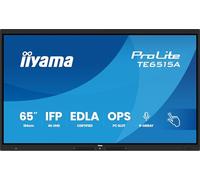iiyama ProLite TE6515A-B1AG Écran interactif IPS LED 64" 65" 4K UHD 40 points tactiles DeepContrast-IR+ HDMI DP USB-C USB 3.2 RS-232c RJ45 OPS WiFi Android 14 OS Google EDLA iiControl