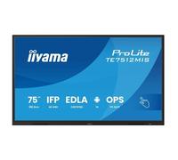 iiyama ProLite TE7512MIS-B4AG - 75" (74.52" visualisable) écran LCD rétro-éclairé par LED - signalétique numérique interactive - avec écran tactile (multi-touch) / capacité PC...
