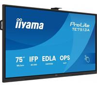 iiyama Écran interactif TE7513A-B2AG 75" 4K 40 points PureTouch-IR Bonded