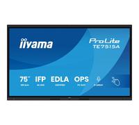 iiyama ProLite TE7515A-B1AG Écran interactif 75" 4K UHD certifié Google EDLA, conçu pour la collaboration fluide et l'enseignement hybride.