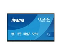 iiyama TE8613A-B3AG Panneau Plat Interactif IFP 86" IPS 4K IR 40 points PureTouch Bonded Android 14 Google EDLA Haut-parleurs Subwoofer