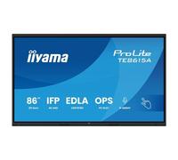 iiyama ProLite TE8615A-B2AG - 86" écran LCD rétro-éclairé par LED - signalétique numérique interactive - avec écran tactile (multi-touch) / ensemble de 8 microphones / possibilité de PC encastré en op