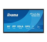 iiyama ProLite TE8615A-B2AG - 86" écran LCD rétro-éclairé par LED - signalétique numérique interactive - avec écran tactile (multi-touch) / ensemble de 8 microphones / possibilité de PC encastré en op